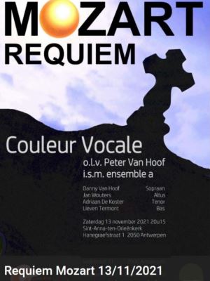 ANNA3 | Zaterdag 13 november 2021 | Requiem in D-Moll | W.A.Mozart | Couleur Vocale | Sint-Anna-ten-Drieënkerk Antwerpen Linkeroever